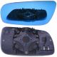 Blue Tinted Heated Wing Mirror Glass UK Passenger Side LEFT Aspherical