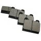 Front Brake Pads Set of 4 15.25mm Square for VW 861698151